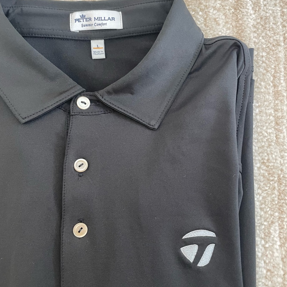 Peter Millar Classic Black Polo - image 3